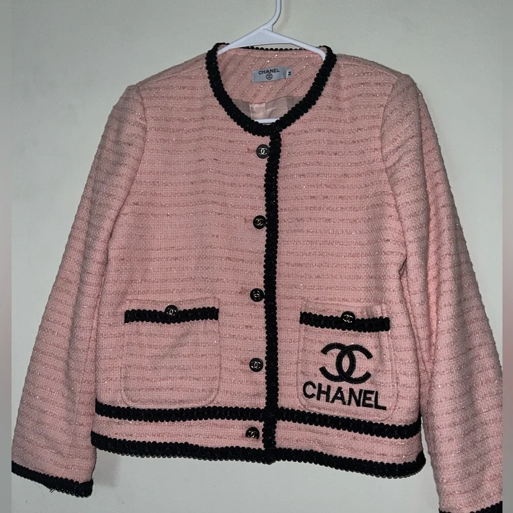 Vintage fashion   Embroidered Tweed Jacket - Picture 6 of 13